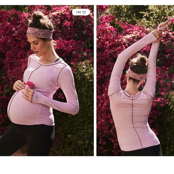 🏷️NWT:  FP Movement x Hatch Right On Run Layer - Pink Haze Size Small - Picture 1 of 4